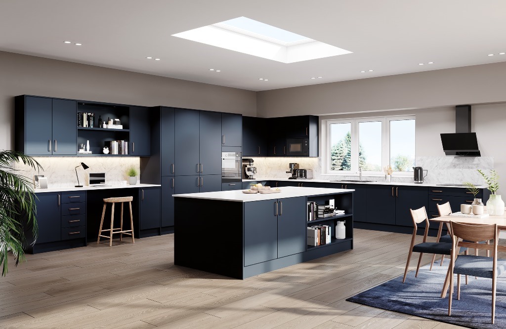 Matt Slab Kitchen doors